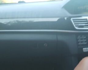 My UBER Driver Made Me CUM Touching My PUSSY while Driving- Risky Public Sex
