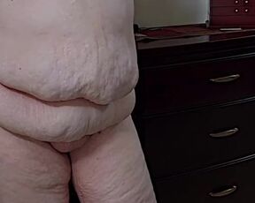 Phat booty white mature bbw showing big natural boobs in mini dress no panties - jerk off your cock