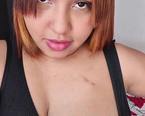 Redhead BBW Latina Sucking Cock and Getting Fucked